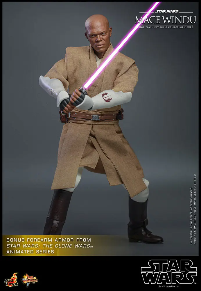 Star Wars: Episode II Akčná figúrka 1/6 Mace Windu 32 cm produktová fotografia