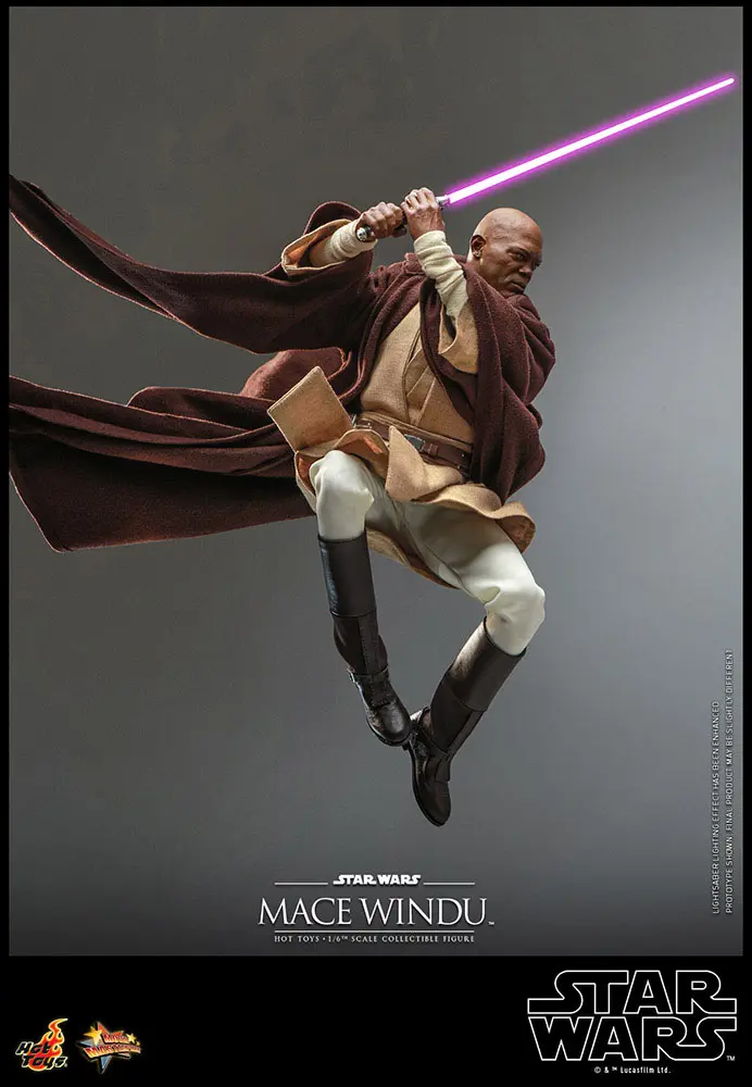 Star Wars: Episode II Akčná figúrka 1/6 Mace Windu 32 cm produktová fotografia