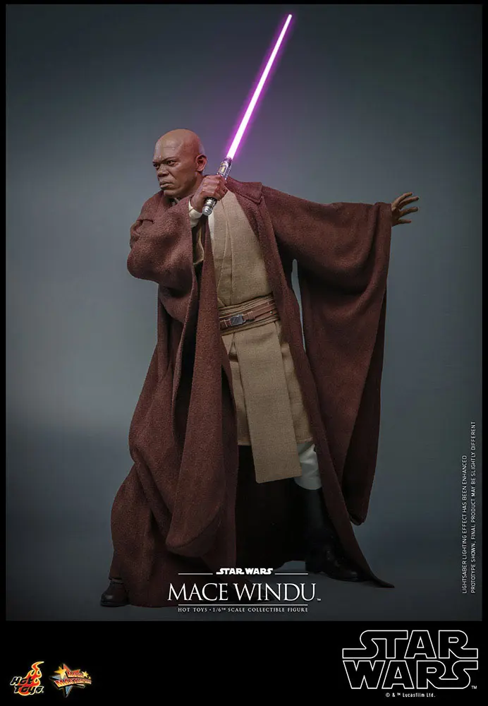 Star Wars: Episode II Akčná figúrka 1/6 Mace Windu 32 cm produktová fotografia