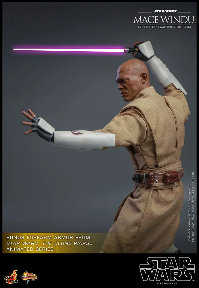 Star Wars: Episode II Akčná figúrka 1/6 Mace Windu 32 cm produktová fotografia