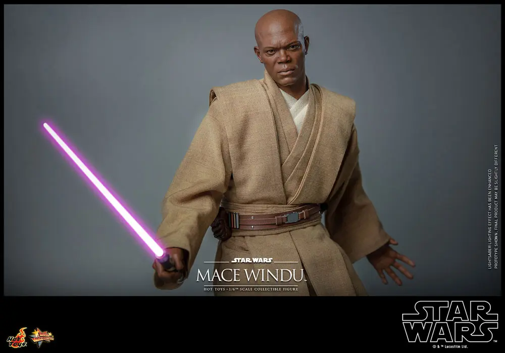 Star Wars: Episode II Akčná figúrka 1/6 Mace Windu 32 cm produktová fotografia