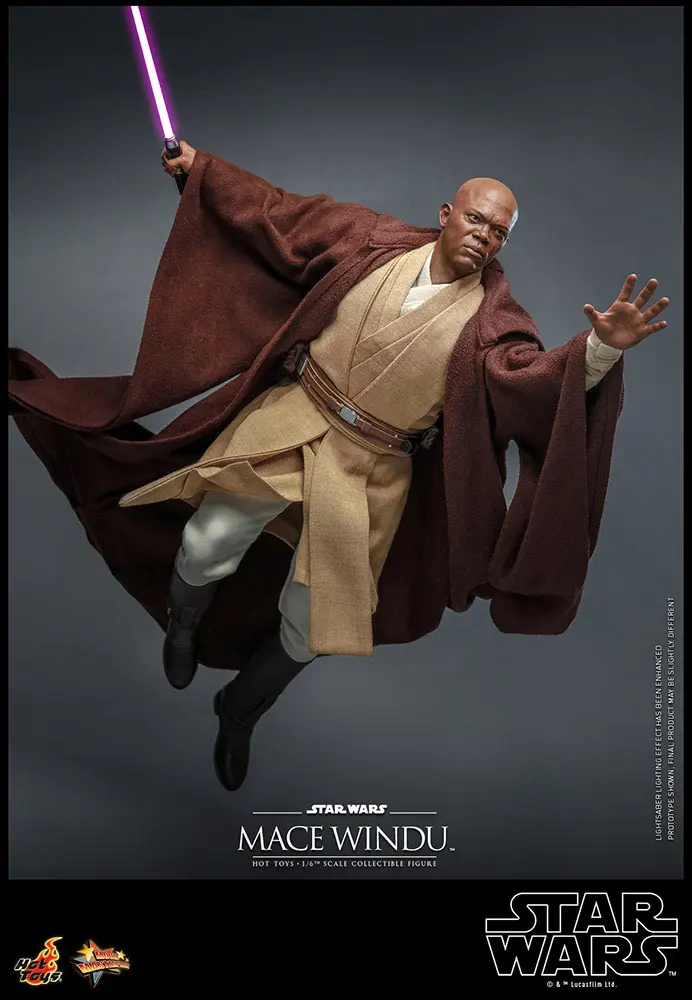 Star Wars: Episode II Akčná figúrka 1/6 Mace Windu 32 cm produktová fotografia