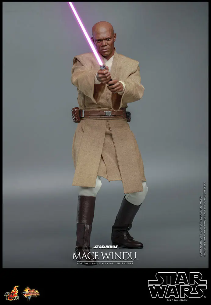 Star Wars: Episode II Akčná figúrka 1/6 Mace Windu 32 cm produktová fotografia