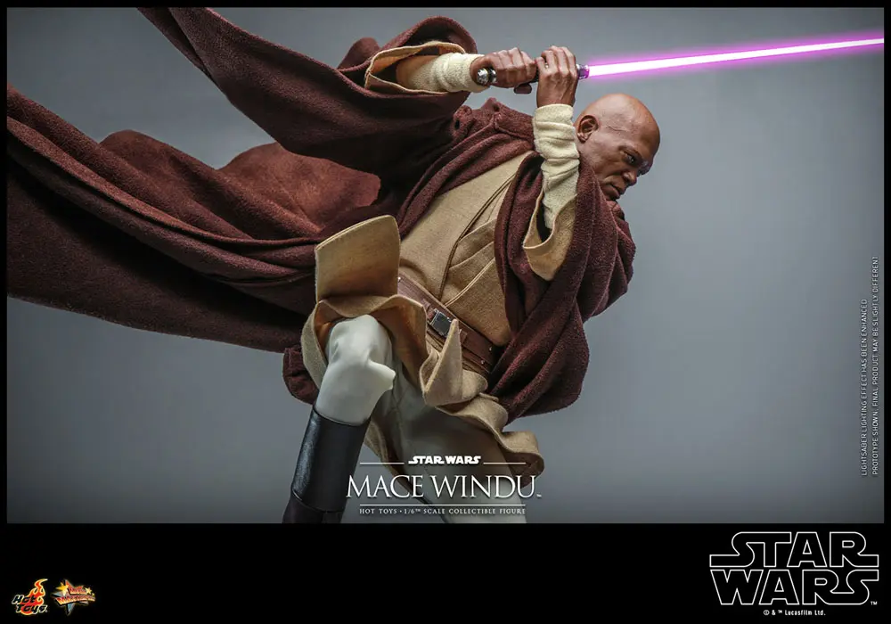 Star Wars: Episode II Akčná figúrka 1/6 Mace Windu 32 cm produktová fotografia