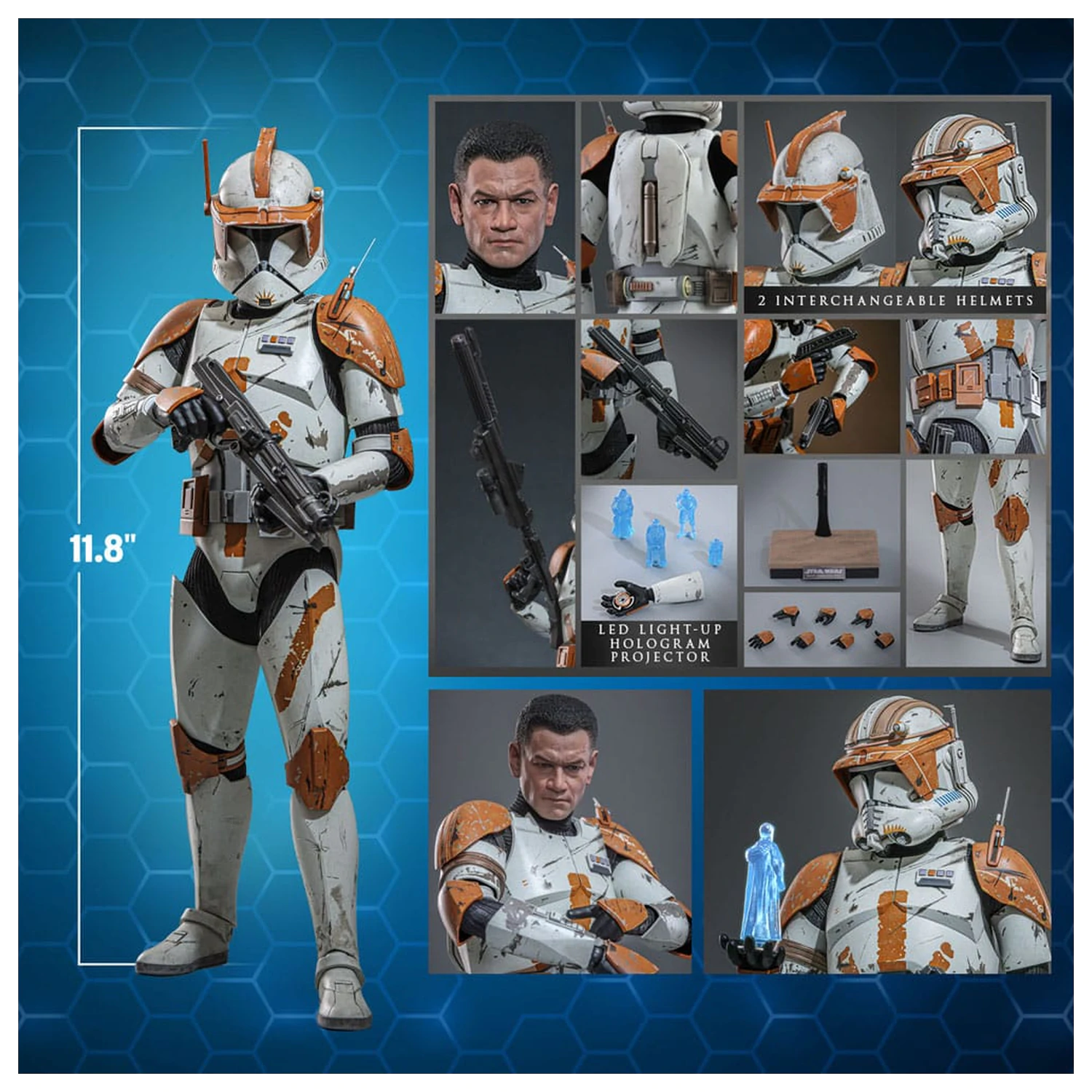 Star Wars: Episode III - Revenge of the Sith akčná figúrka 1/6 Clone Commander Cody 30 cm produktová fotografia