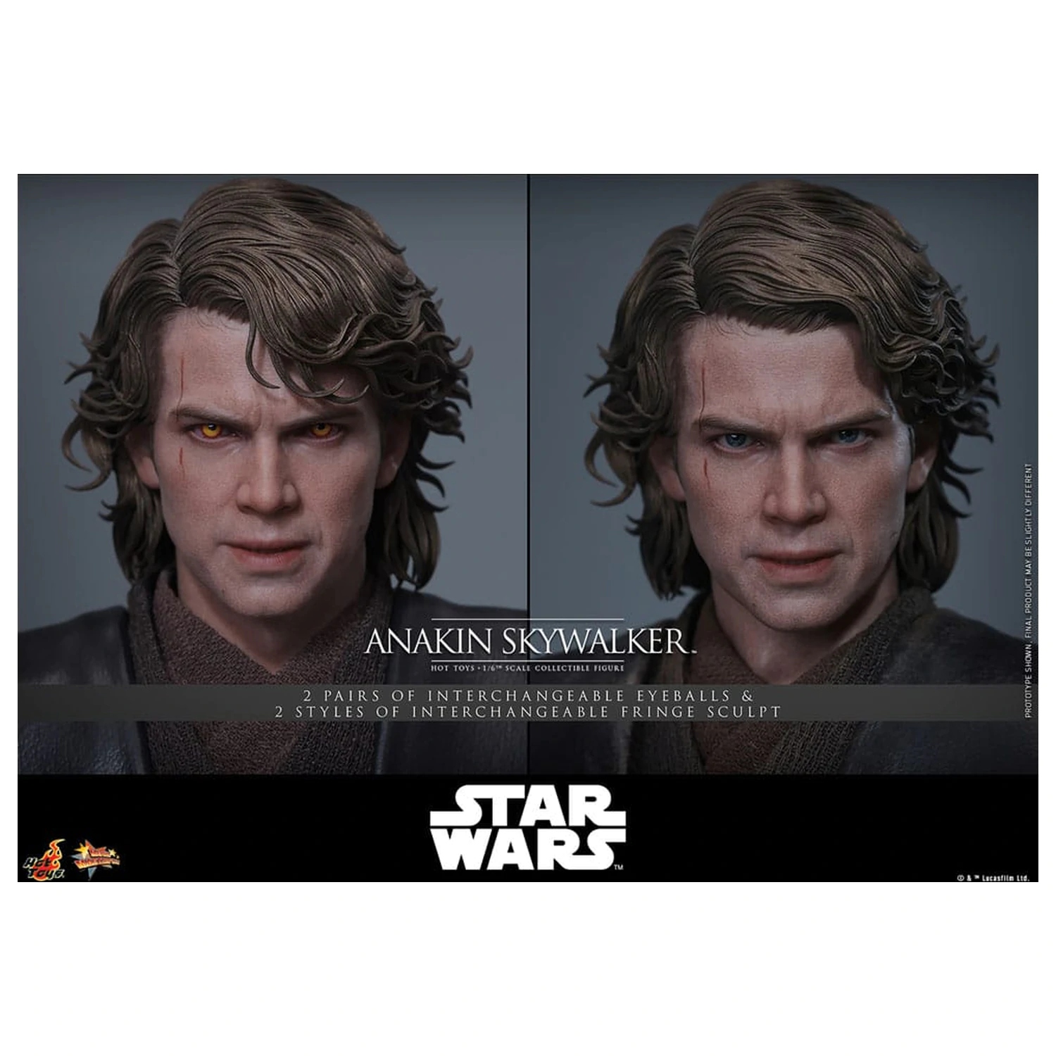Star Wars: Episode III - Revenge of the Sith Movie Masterpiece akčná figúrka 1/6 Anakin Skywalker 31 cm produktová fotografia