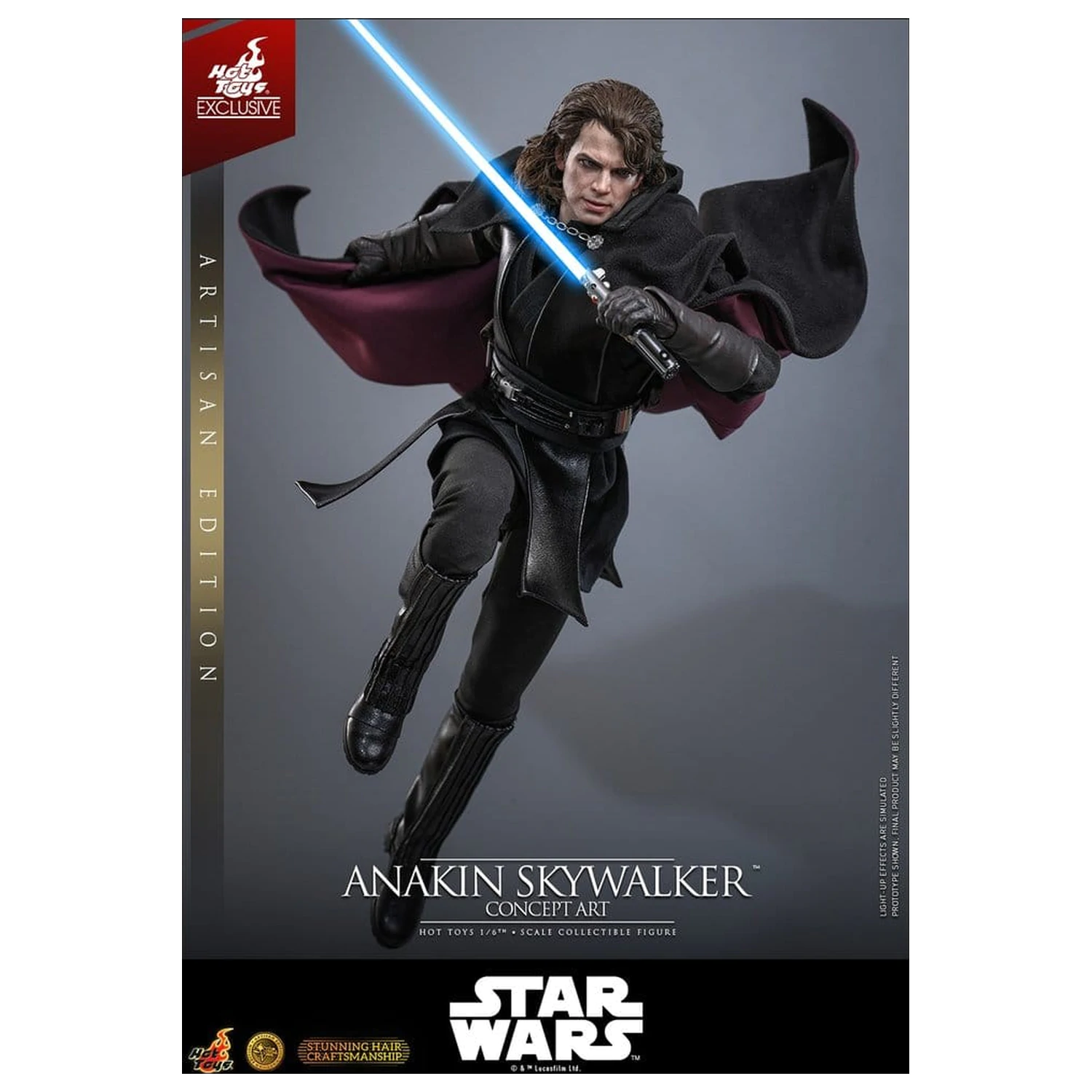 Star Wars Episode III: Revenge Of The Sith Movie Masterpiece akčná figúrka 1/6 Anakin Skywalker (Concept Art Version) (Artisan Edition) Hot Toys Exclusive 31 cm produktová fotografia