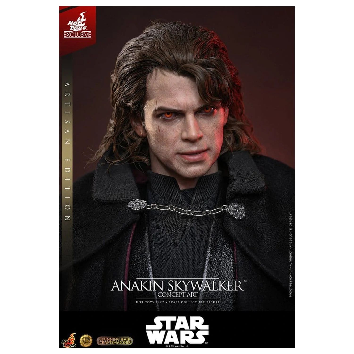 Star Wars Episode III: Revenge Of The Sith Movie Masterpiece akčná figúrka 1/6 Anakin Skywalker (Concept Art Version) (Artisan Edition) Hot Toys Exclusive 31 cm produktová fotografia