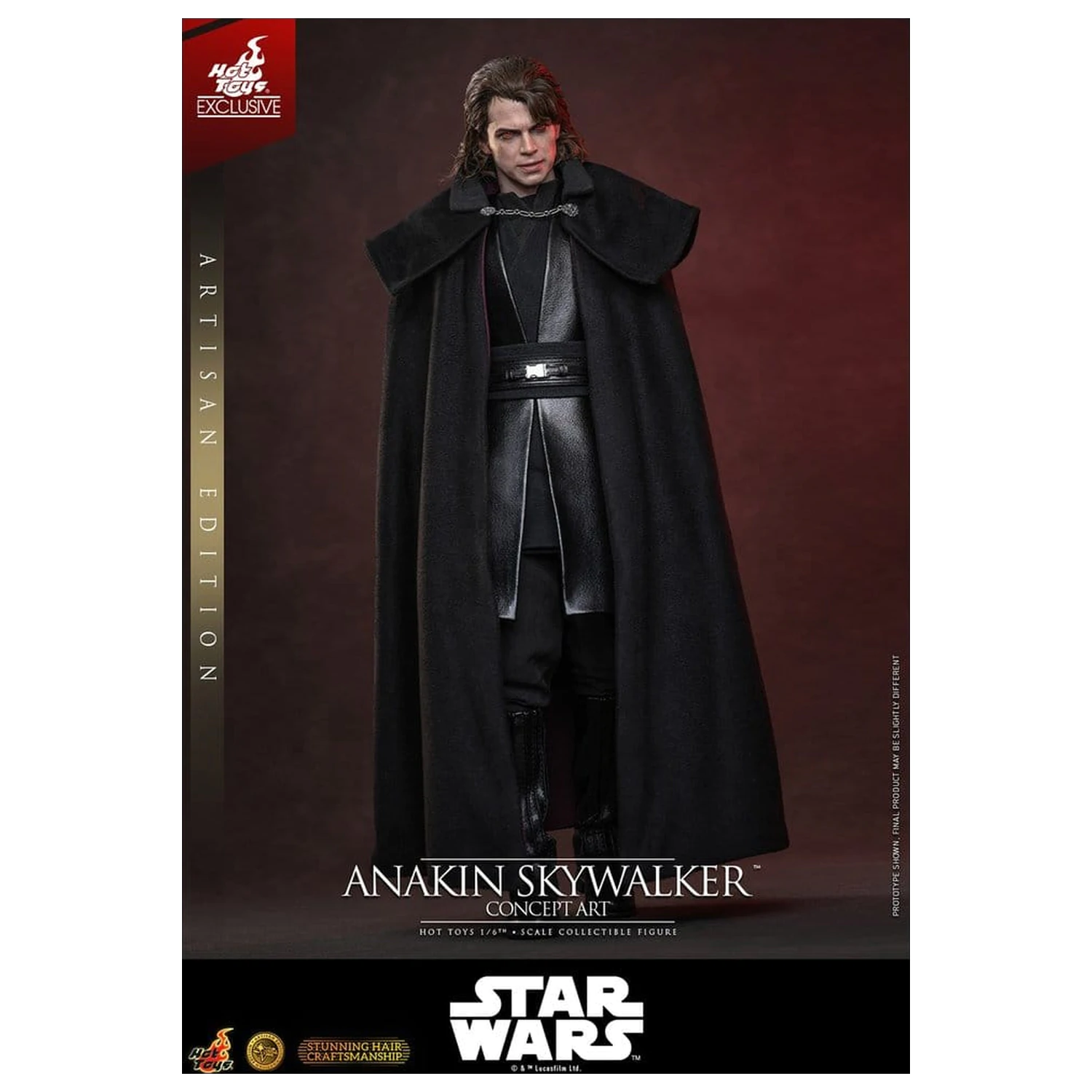 Star Wars Episode III: Revenge Of The Sith Movie Masterpiece akčná figúrka 1/6 Anakin Skywalker (Concept Art Version) (Artisan Edition) Hot Toys Exclusive 31 cm produktová fotografia