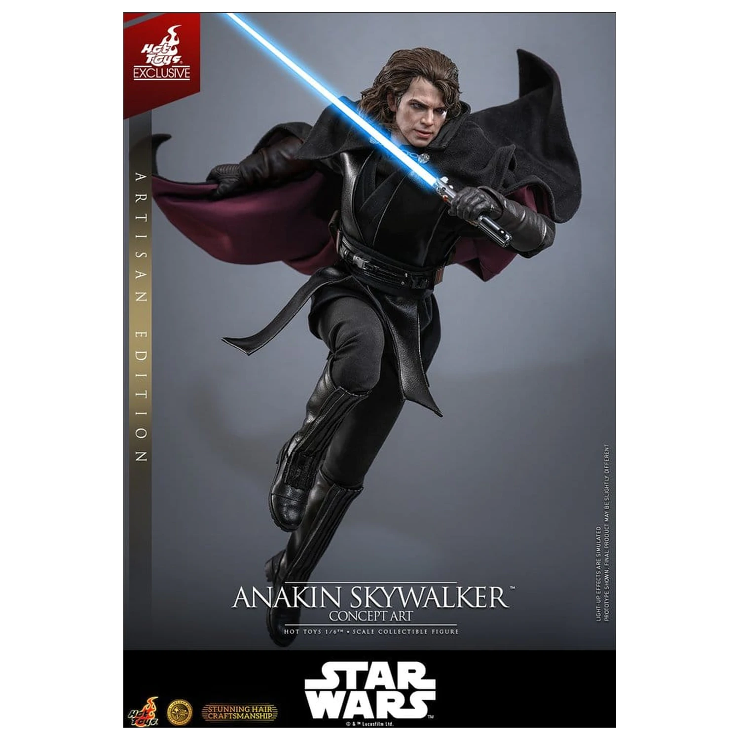 Star Wars Episode III: Revenge Of The Sith Movie Masterpiece akčná figúrka 1/6 Anakin Skywalker (Concept Art Version) (Artisan Edition) Hot Toys Exclusive 31 cm produktová fotografia