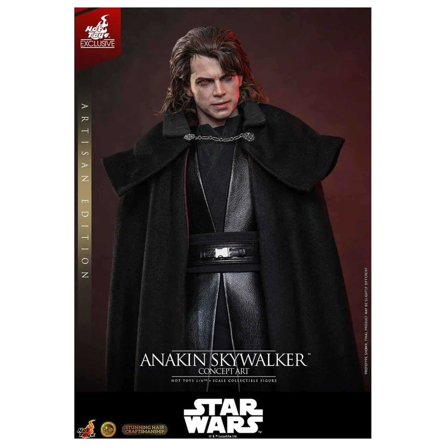 Star Wars Episode III: Revenge Of The Sith Movie Masterpiece akčná figúrka 1/6 Anakin Skywalker (Concept Art Version) (Artisan Edition) Hot Toys Exclusive 31 cm produktová fotografia