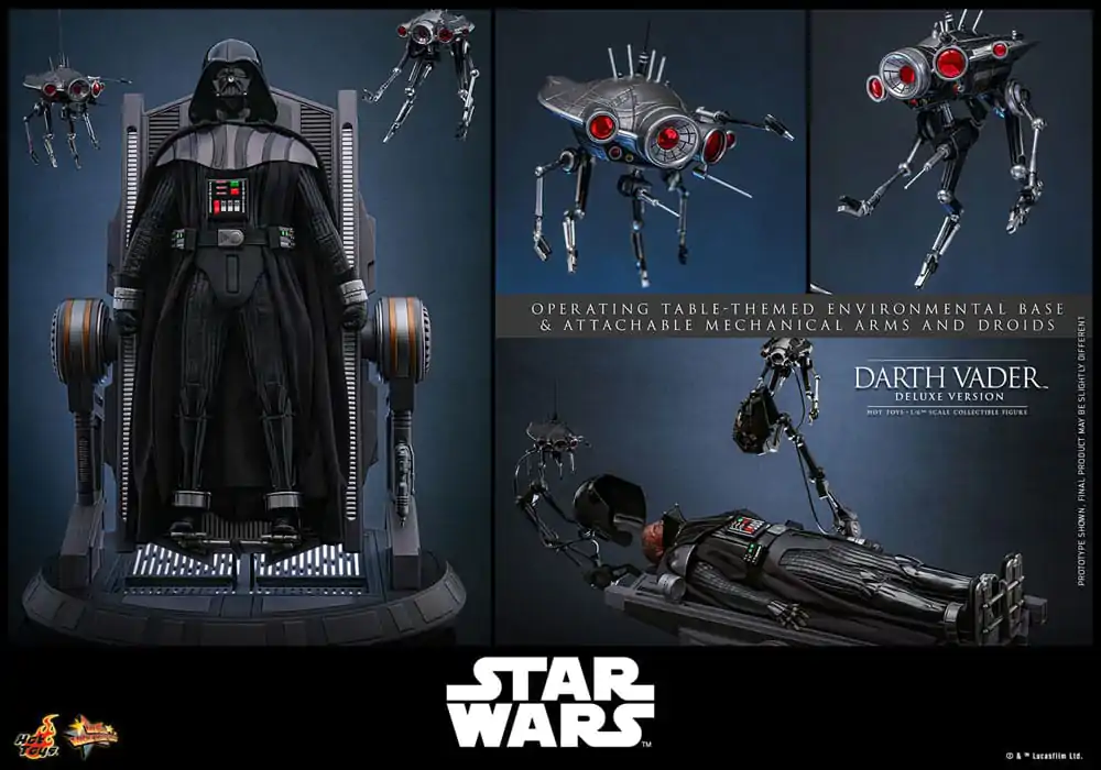 Star Wars: Epizóda III - Pomsta Sithov Movie Masterpiece akčná figúrka 1/6 Darth Vader (Deluxe verzia) 35 cm produktová fotografia