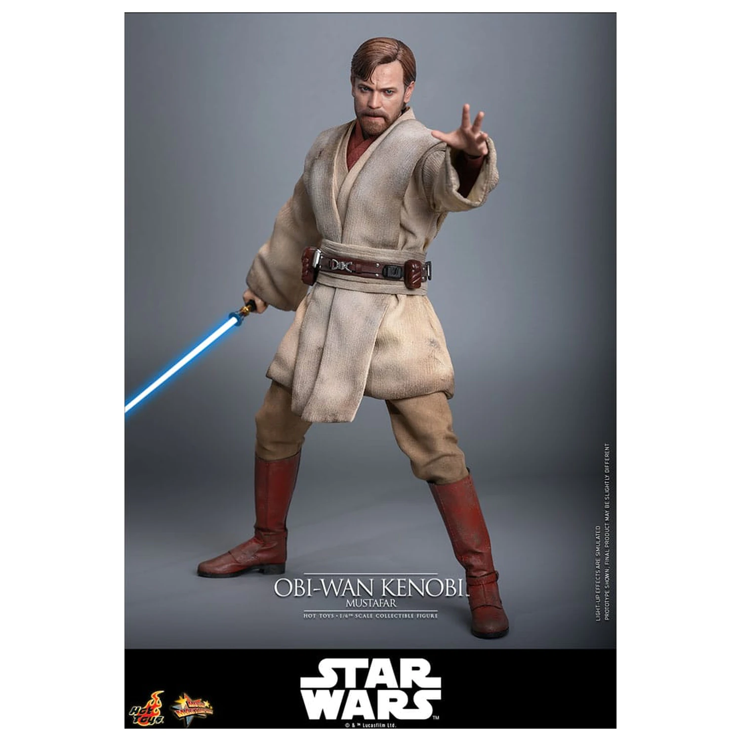 Star Wars: Episode III - Revenge of the Sith Movie Masterpiece akčná figúrka 1/6 Obi-Wan Kenobi (Mustafar) 31 cm produktová fotografia