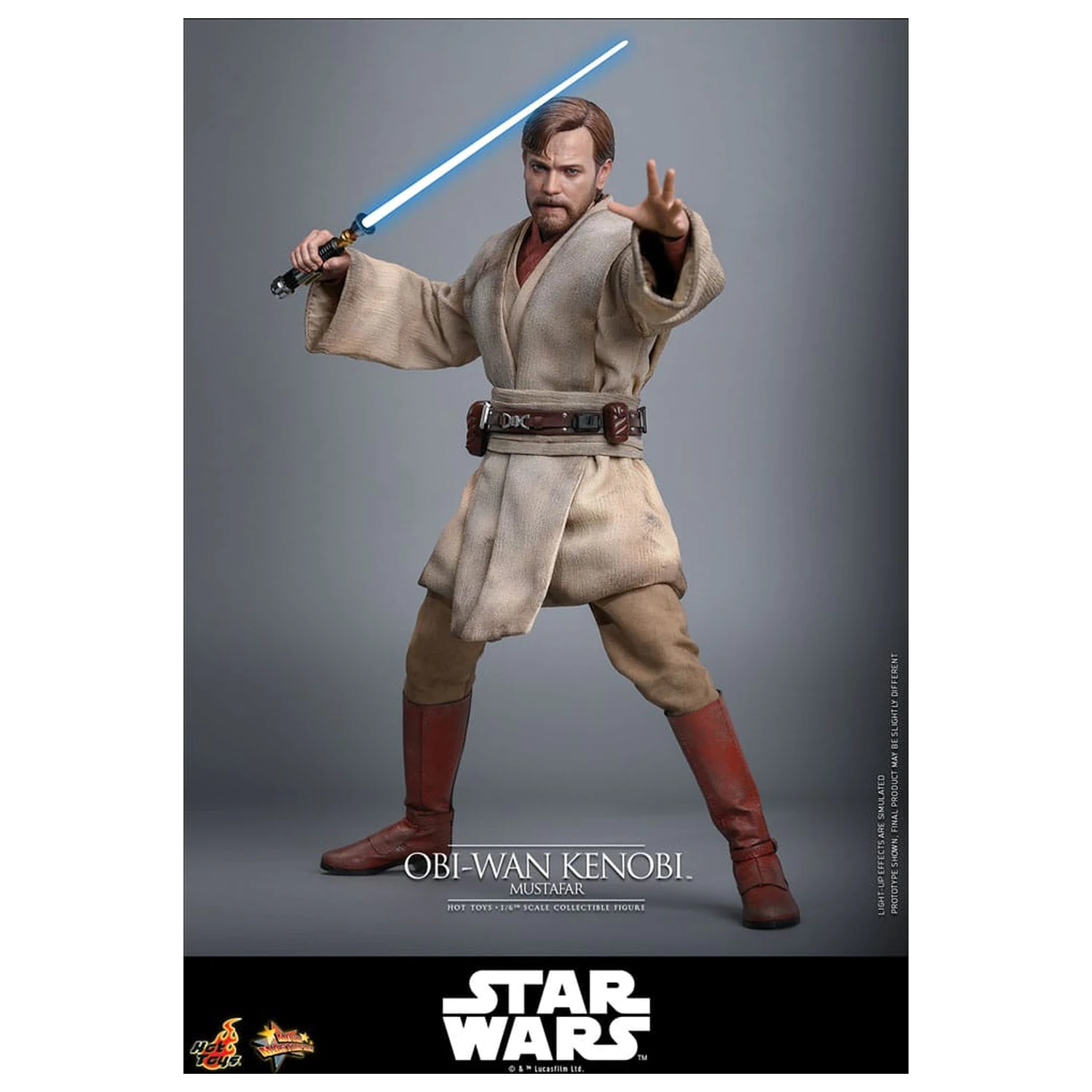 Star Wars: Episode III - Revenge of the Sith Movie Masterpiece akčná figúrka 1/6 Obi-Wan Kenobi (Mustafar) 31 cm produktová fotografia