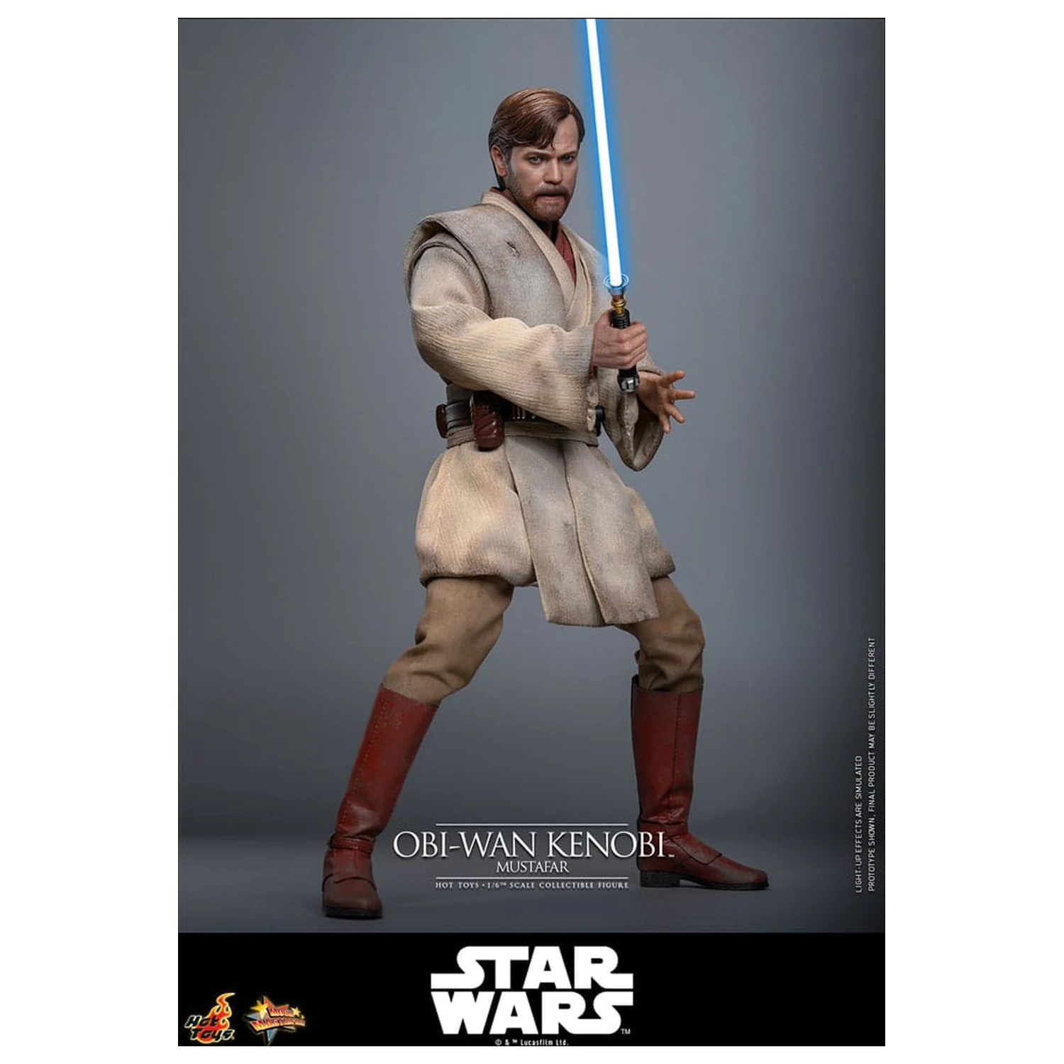 Star Wars: Episode III - Revenge of the Sith Movie Masterpiece akčná figúrka 1/6 Obi-Wan Kenobi (Mustafar) 31 cm produktová fotografia