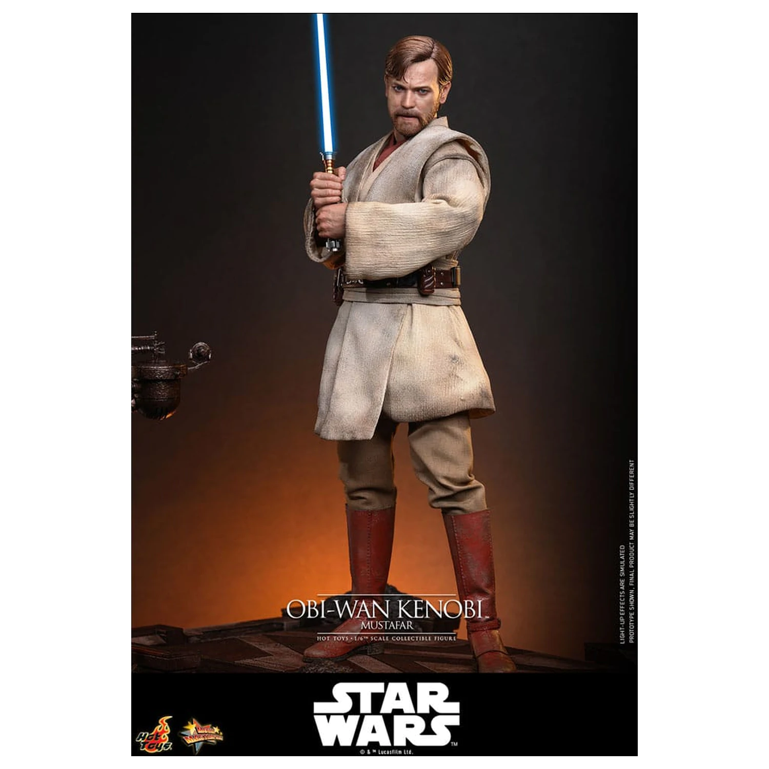 Star Wars: Episode III - Revenge of the Sith Movie Masterpiece akčná figúrka 1/6 Obi-Wan Kenobi (Mustafar) 31 cm produktová fotografia