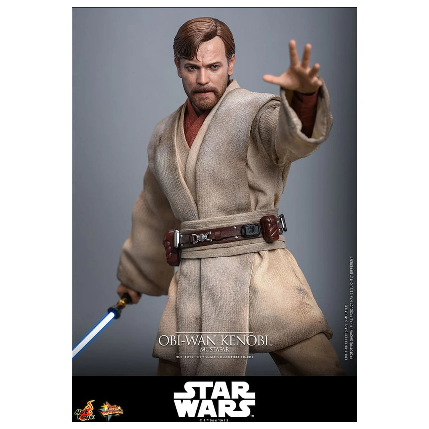 Star Wars: Episode III - Revenge of the Sith Movie Masterpiece akčná figúrka 1/6 Obi-Wan Kenobi (Mustafar) 31 cm produktová fotografia