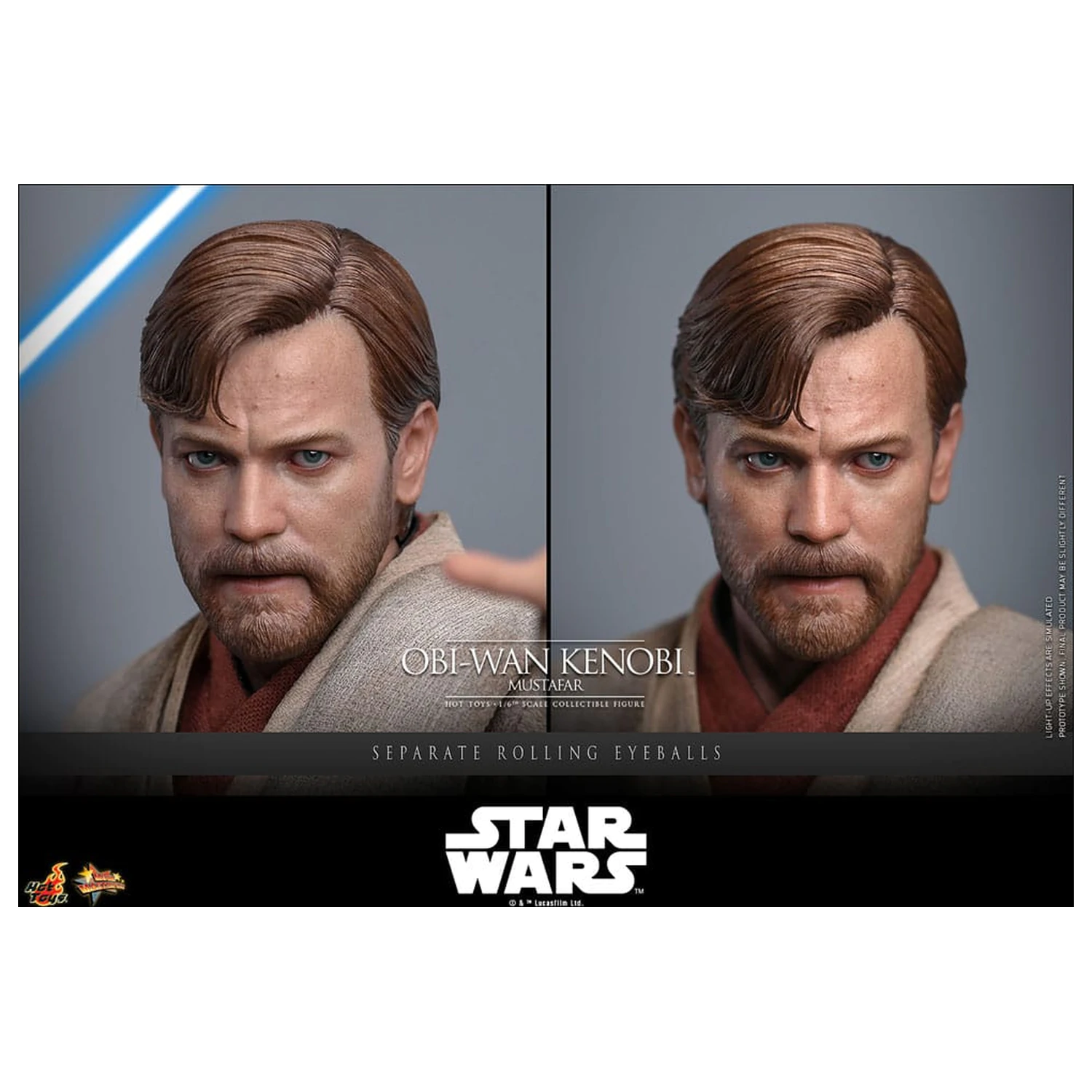 Star Wars: Episode III - Revenge of the Sith Movie Masterpiece akčná figúrka 1/6 Obi-Wan Kenobi (Mustafar) 31 cm produktová fotografia