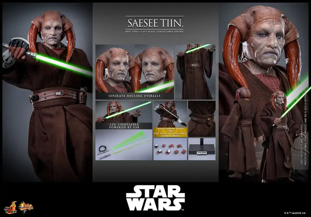 Star Wars: Episode III - Revenge of the Sith Movie Masterpiece Akčná figúrka 1/6 Saesee Tiin 31 cm produktová fotografia