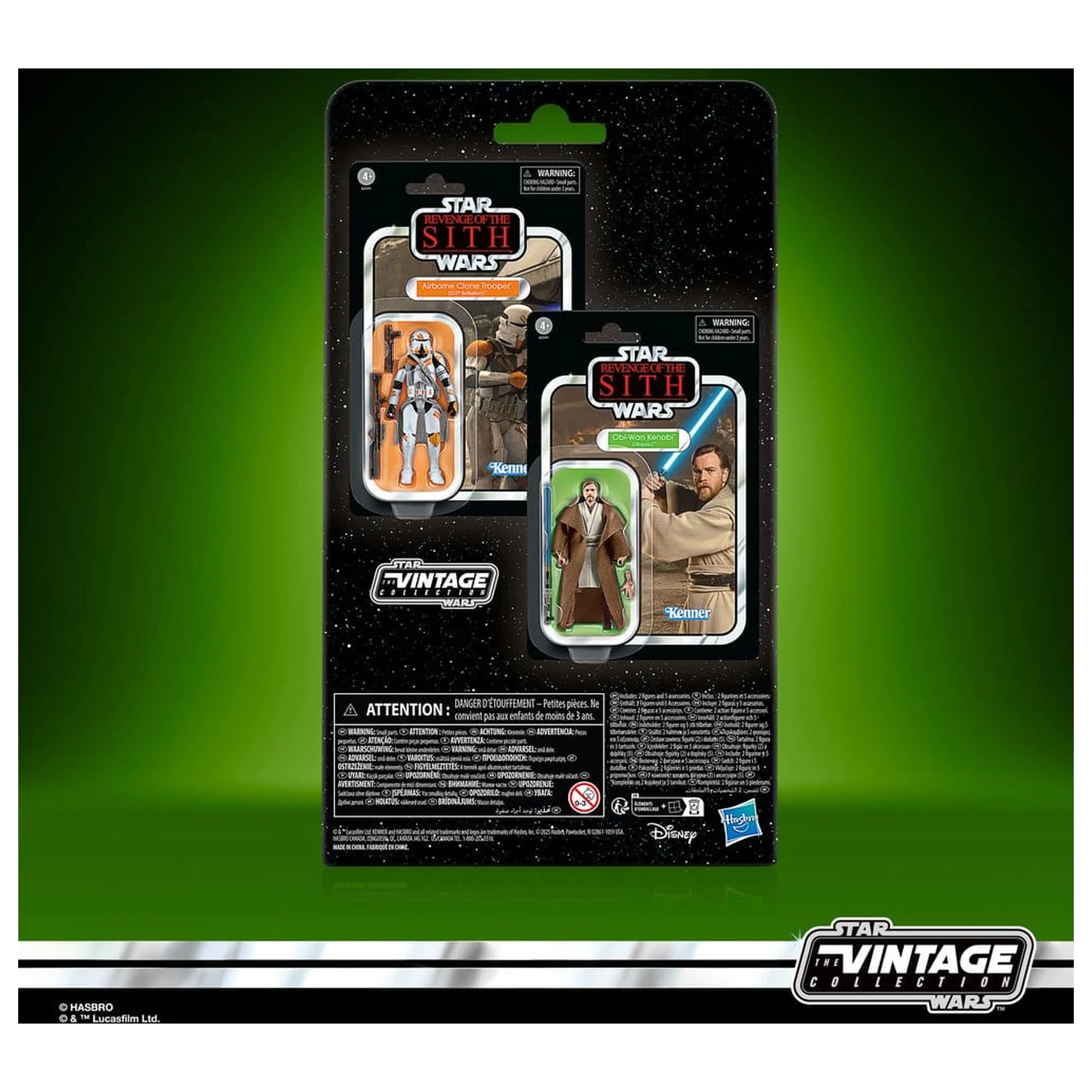 Star Wars Episode III Vintage Collection sada 2 akčných figúrok Obi-Wan Kenobi & Airborne Clone Trooper 10 cm produktová fotografia