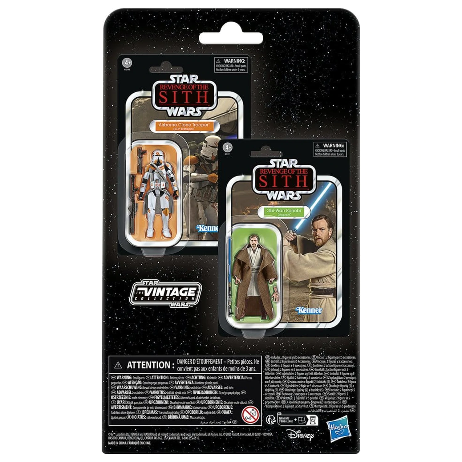 Star Wars Episode III Vintage Collection sada 2 akčných figúrok Obi-Wan Kenobi & Airborne Clone Trooper 10 cm produktová fotografia