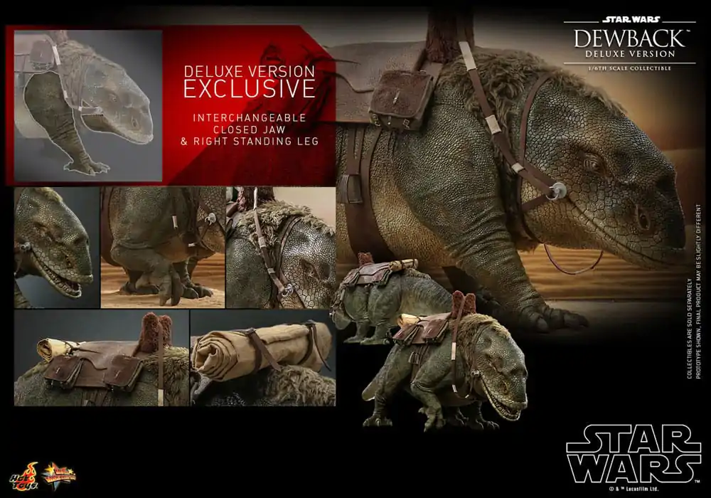 Star Wars: Epizóda IV Akčná figúrka 1/6 Dewback Deluxe verzia 37 cm produktová fotografia