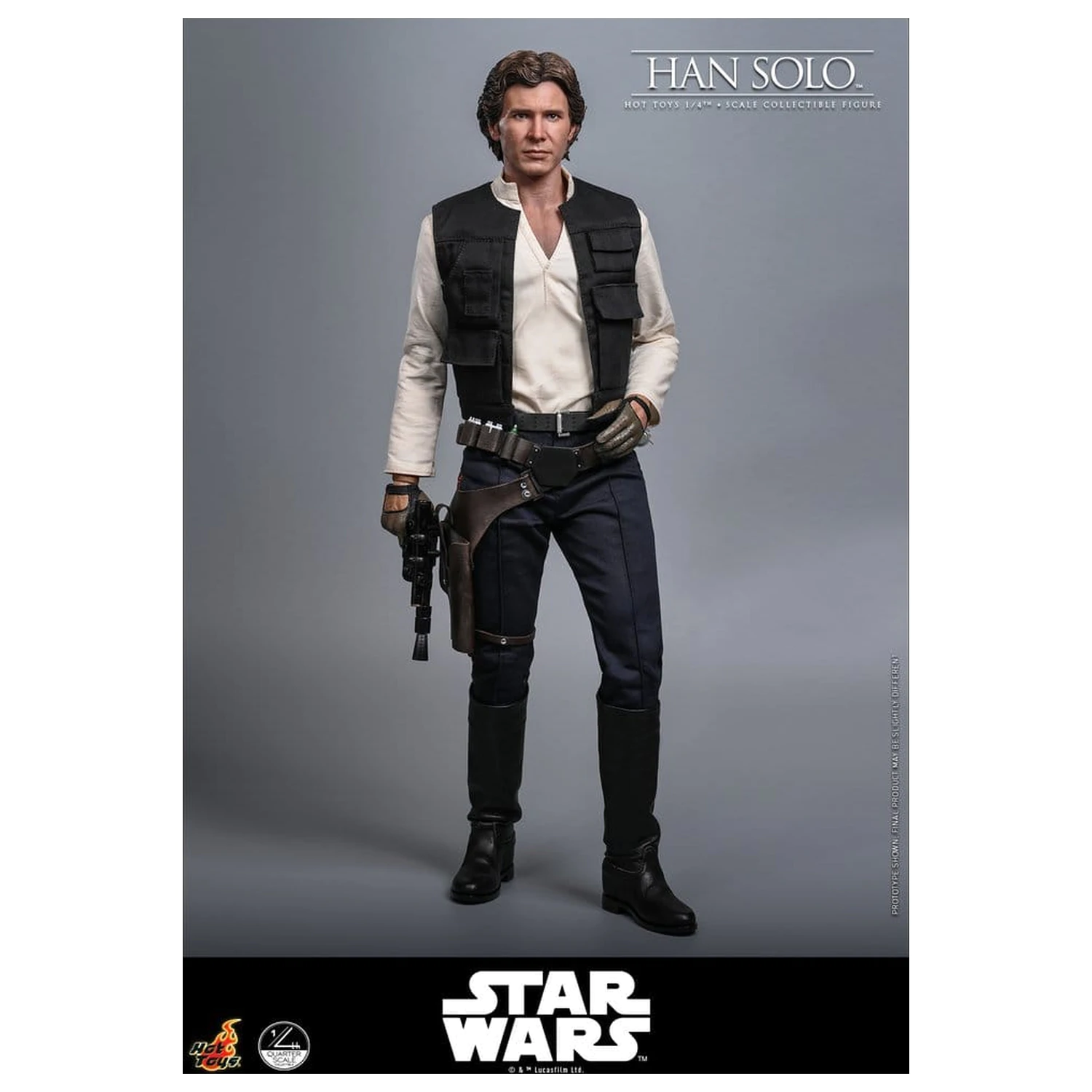 Star Wars Episode IV akčná figúrka 1/4 Han Solo 46 cm produktová fotografia
