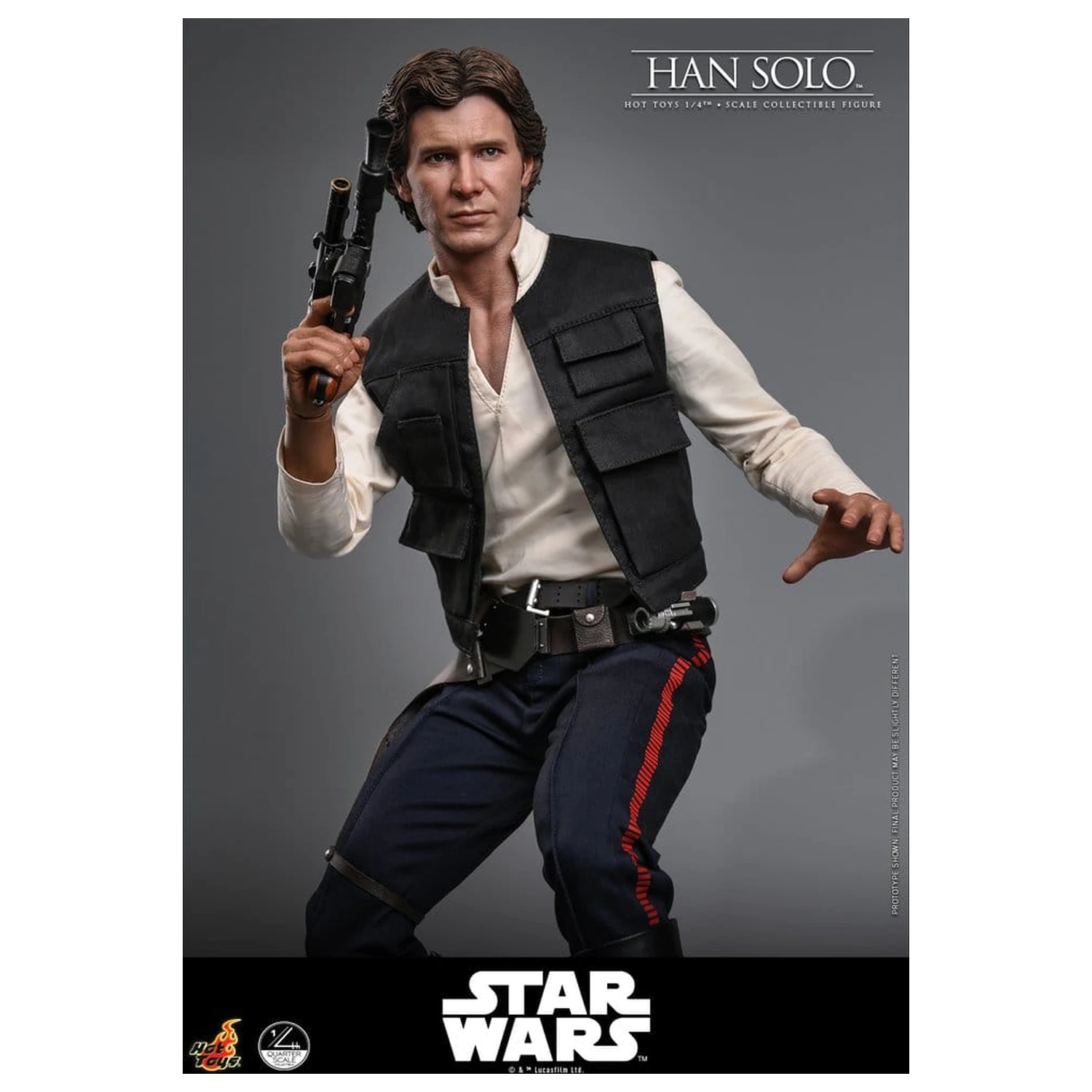 Star Wars Episode IV akčná figúrka 1/4 Han Solo 46 cm produktová fotografia