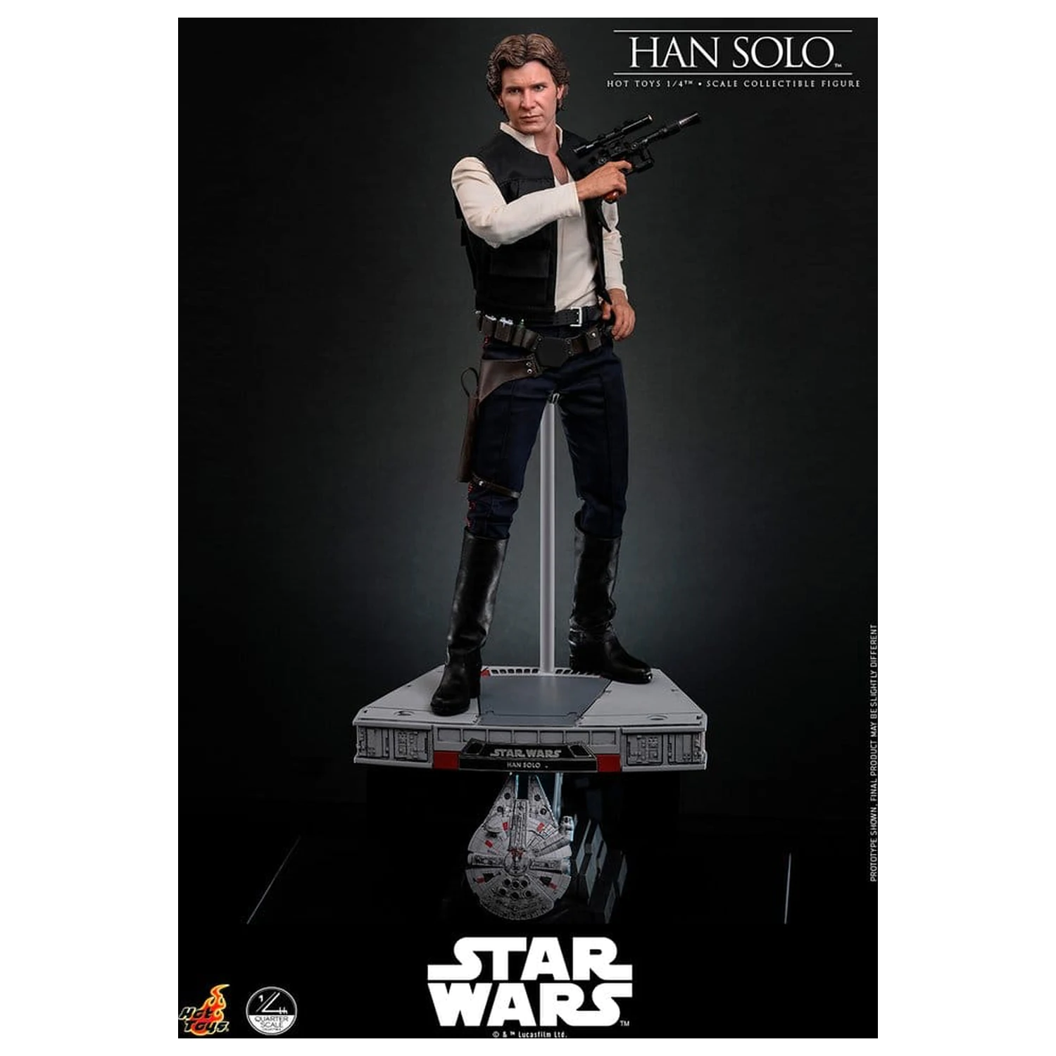 Star Wars Episode IV akčná figúrka 1/4 Han Solo 46 cm produktová fotografia