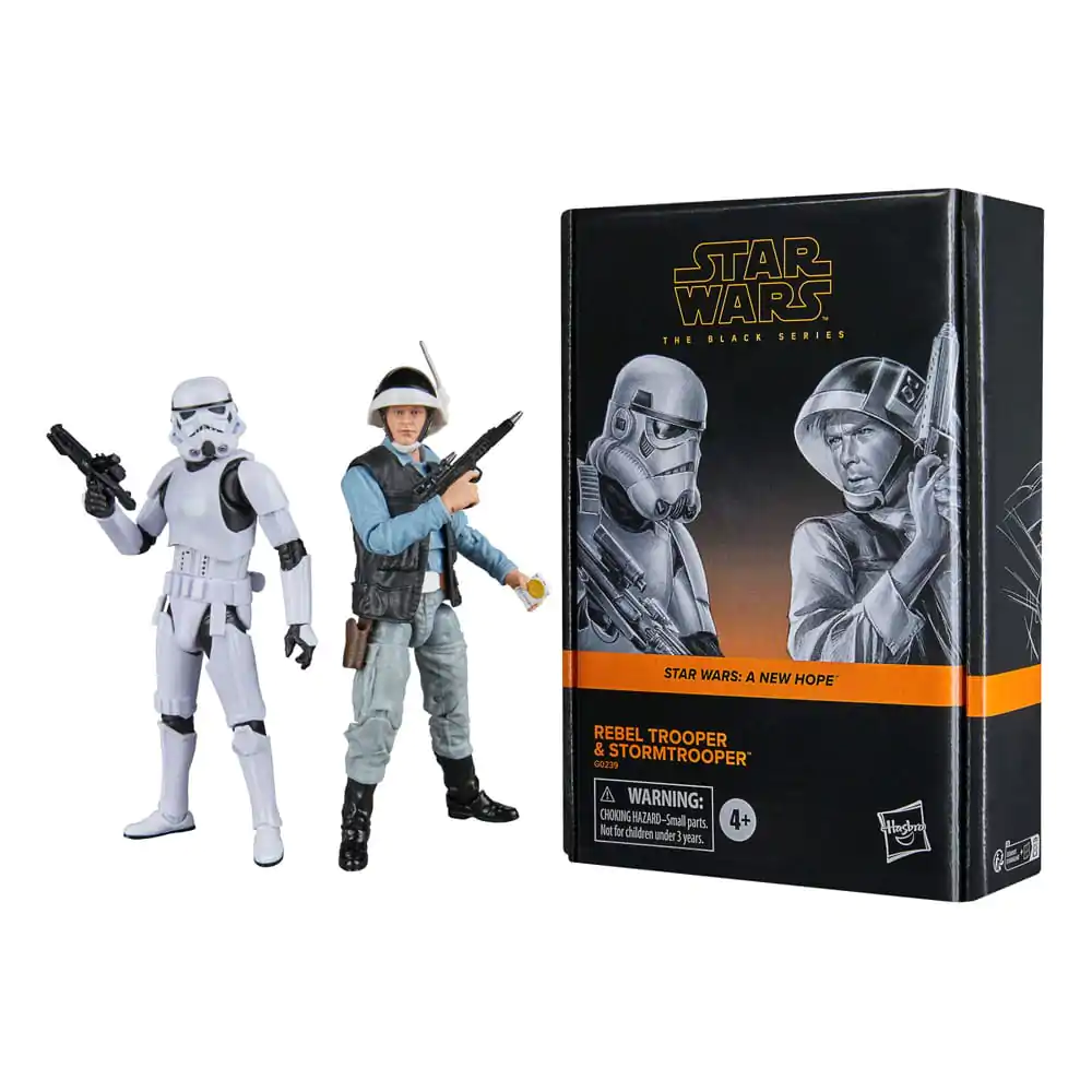 Star Wars Epizóda IV Black Series Akčné figúrky 2-Pack Rebel Trooper & Stormtrooper 15 cm produktová fotografia