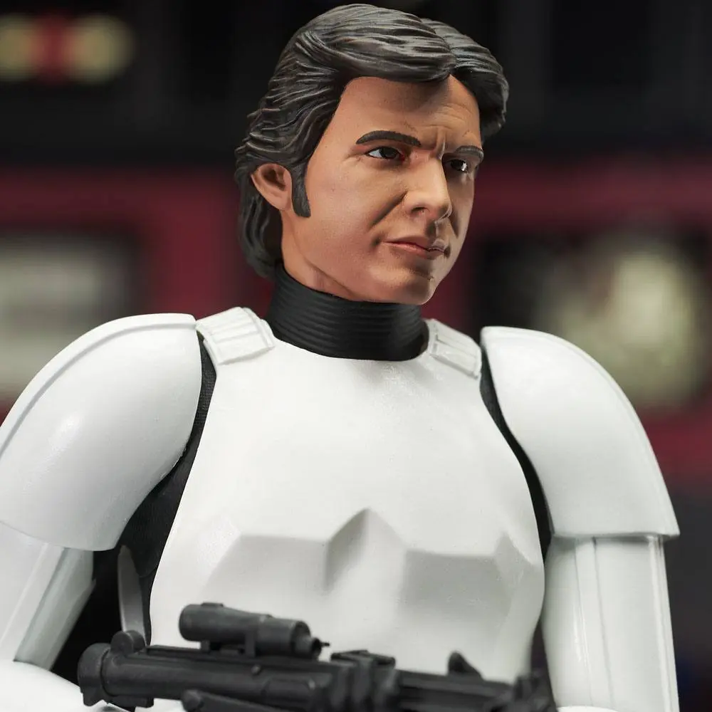 Star Wars Episode IV Milestones socha 1/6 Han Solo (Stormtrooper Disguise) exkluzívna edícia k 40. výročiu 30 cm produktová fotografia