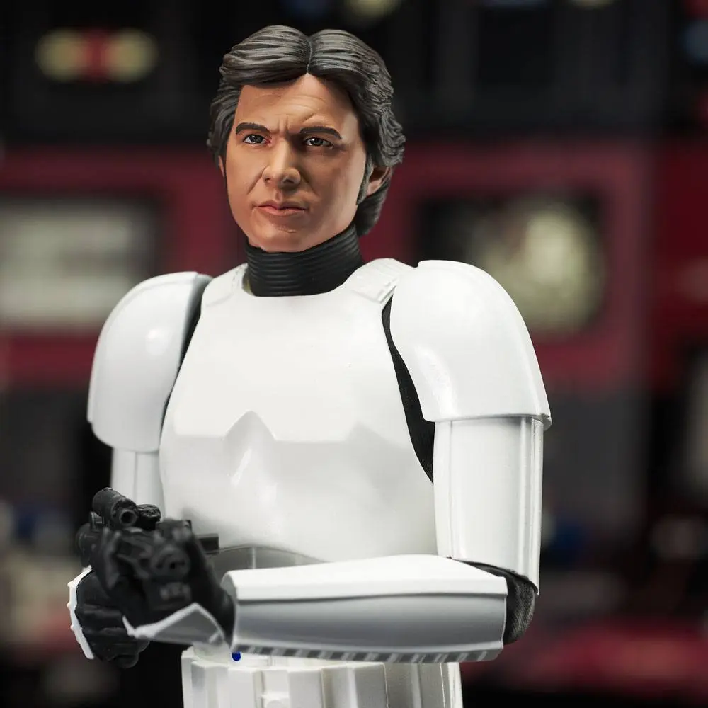 Star Wars Episode IV Milestones socha 1/6 Han Solo (Stormtrooper Disguise) exkluzívna edícia k 40. výročiu 30 cm produktová fotografia