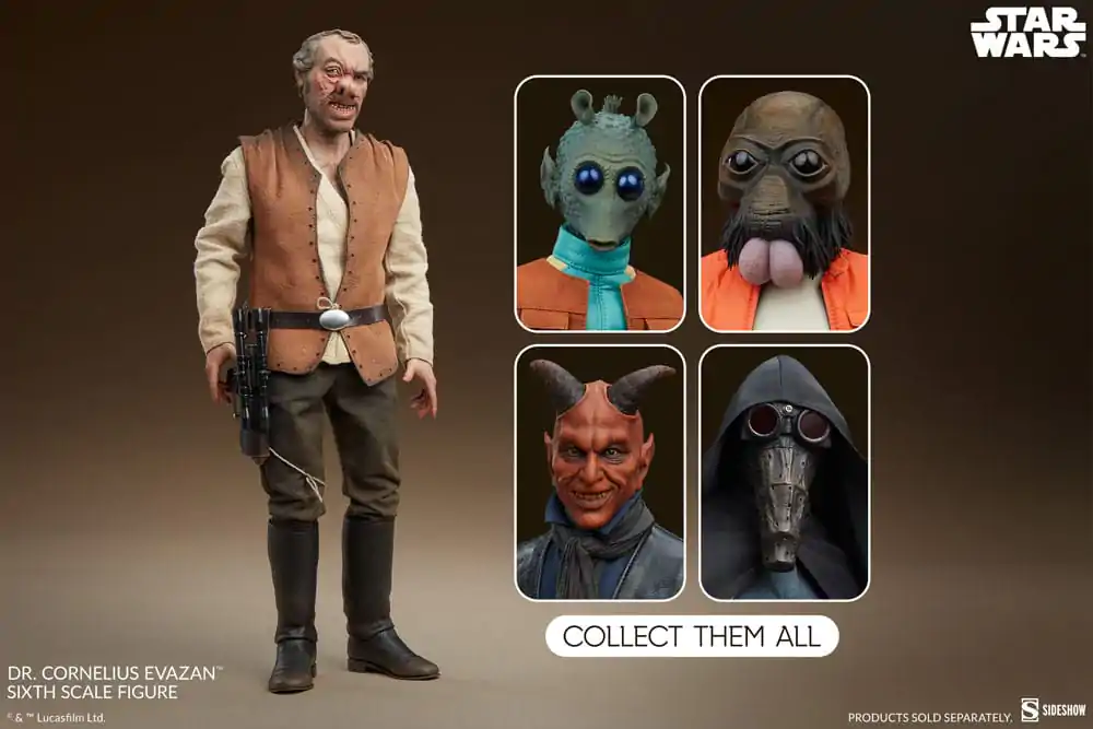Star Wars Episode IV Scum & Villainy Akčná figúrka 1/6 Doctor Cornelius Evazan 30 cm produktová fotografia