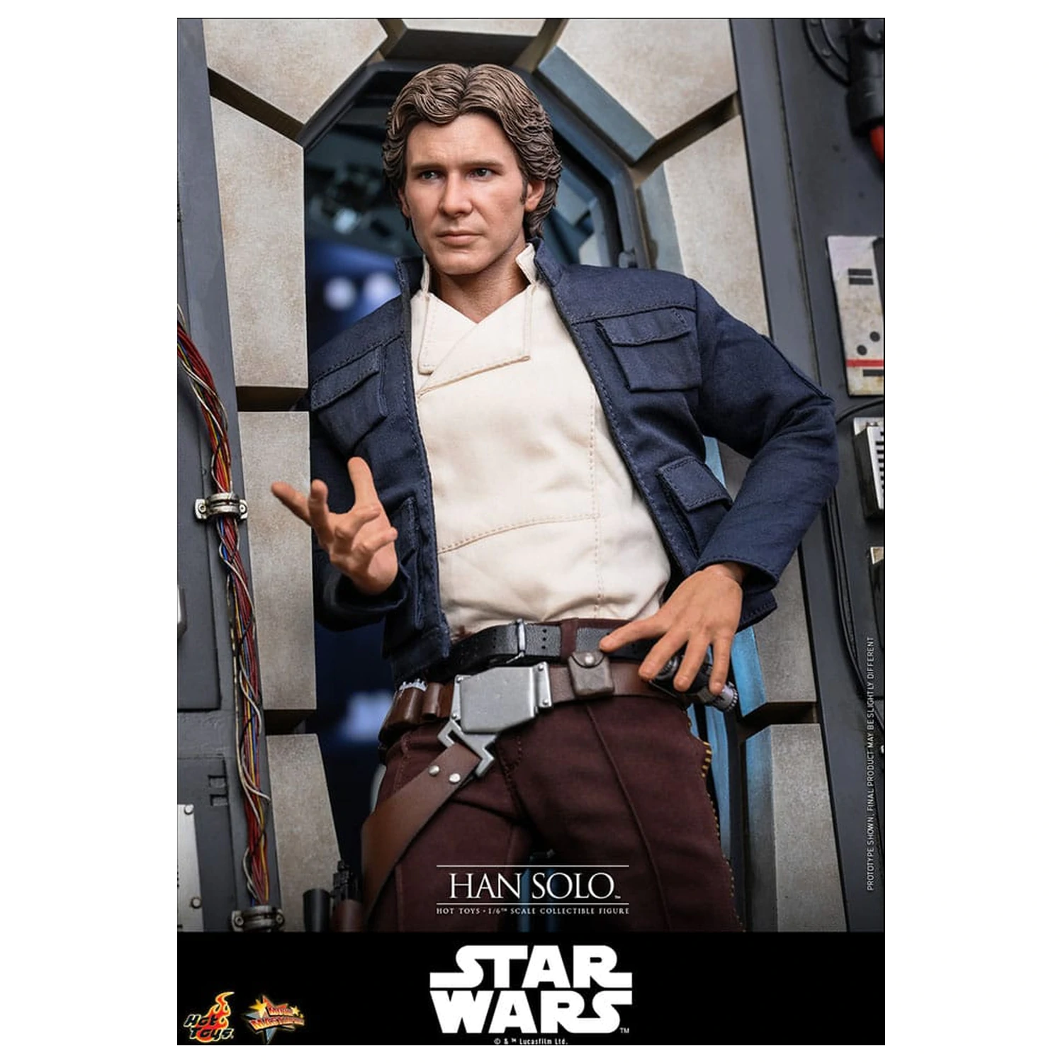 Star Wars Episode V Movie Masterpiece akčná figúrka 1/6 Han Solo 31 cm produktová fotografia
