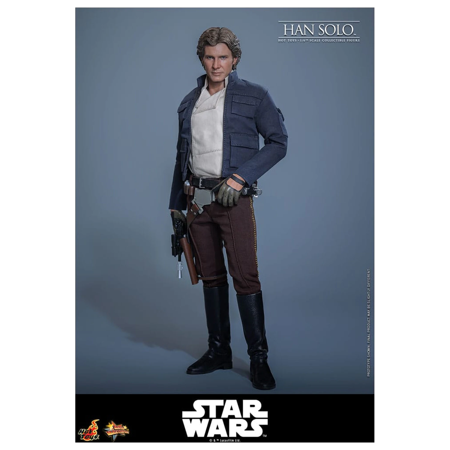 Star Wars Episode V Movie Masterpiece akčná figúrka 1/6 Han Solo 31 cm produktová fotografia