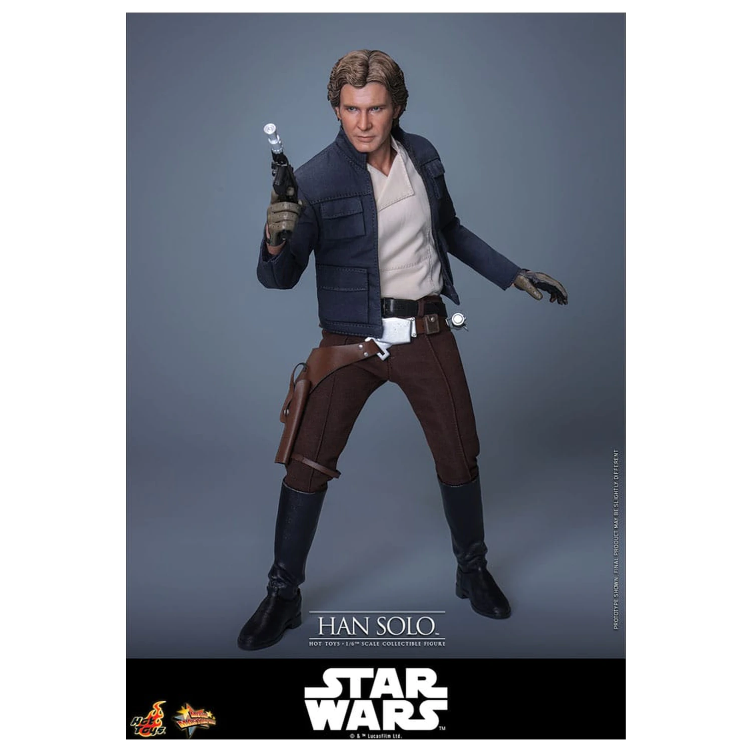 Star Wars Episode V Movie Masterpiece akčná figúrka 1/6 Han Solo 31 cm produktová fotografia