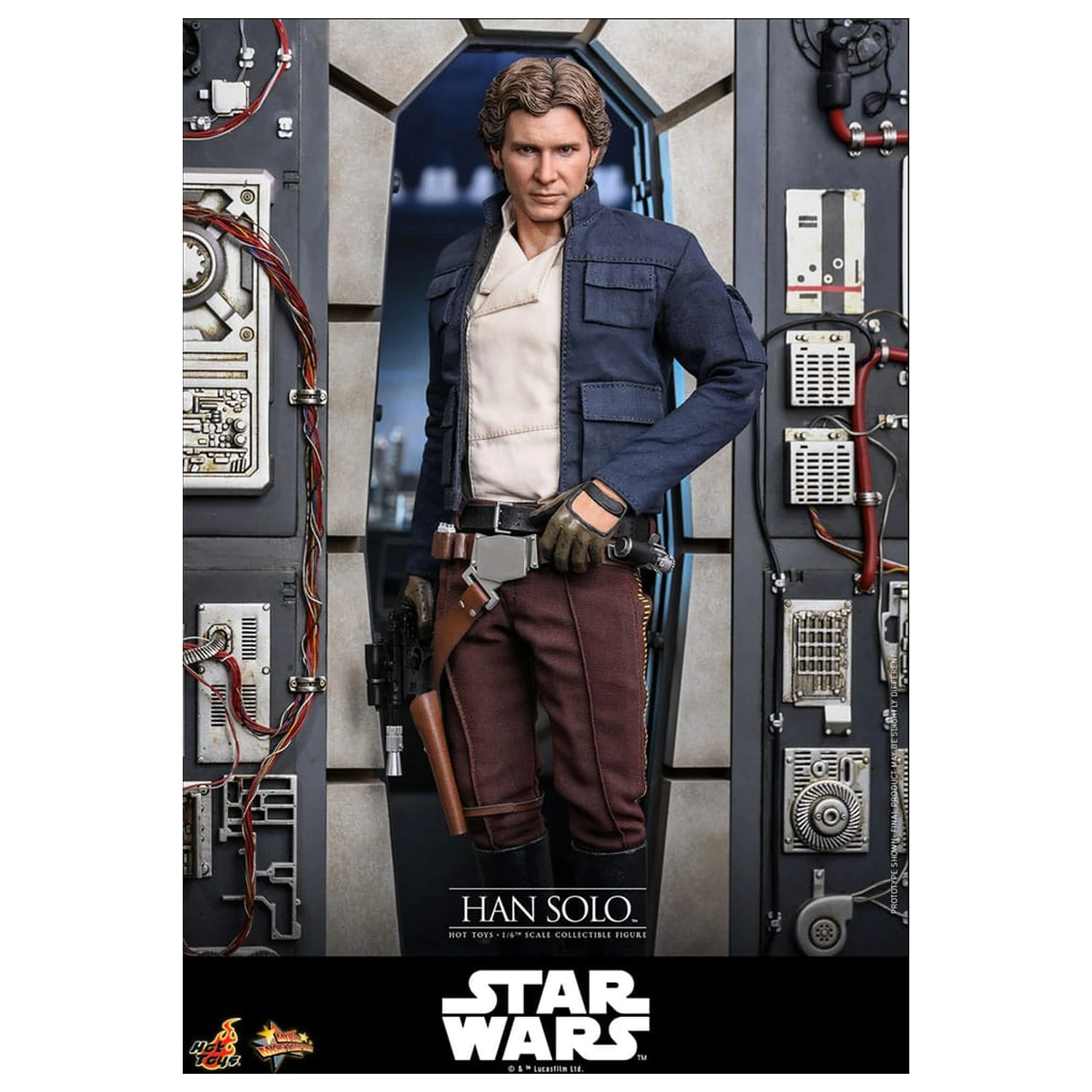 Star Wars Episode V Movie Masterpiece akčná figúrka 1/6 Han Solo 31 cm produktová fotografia