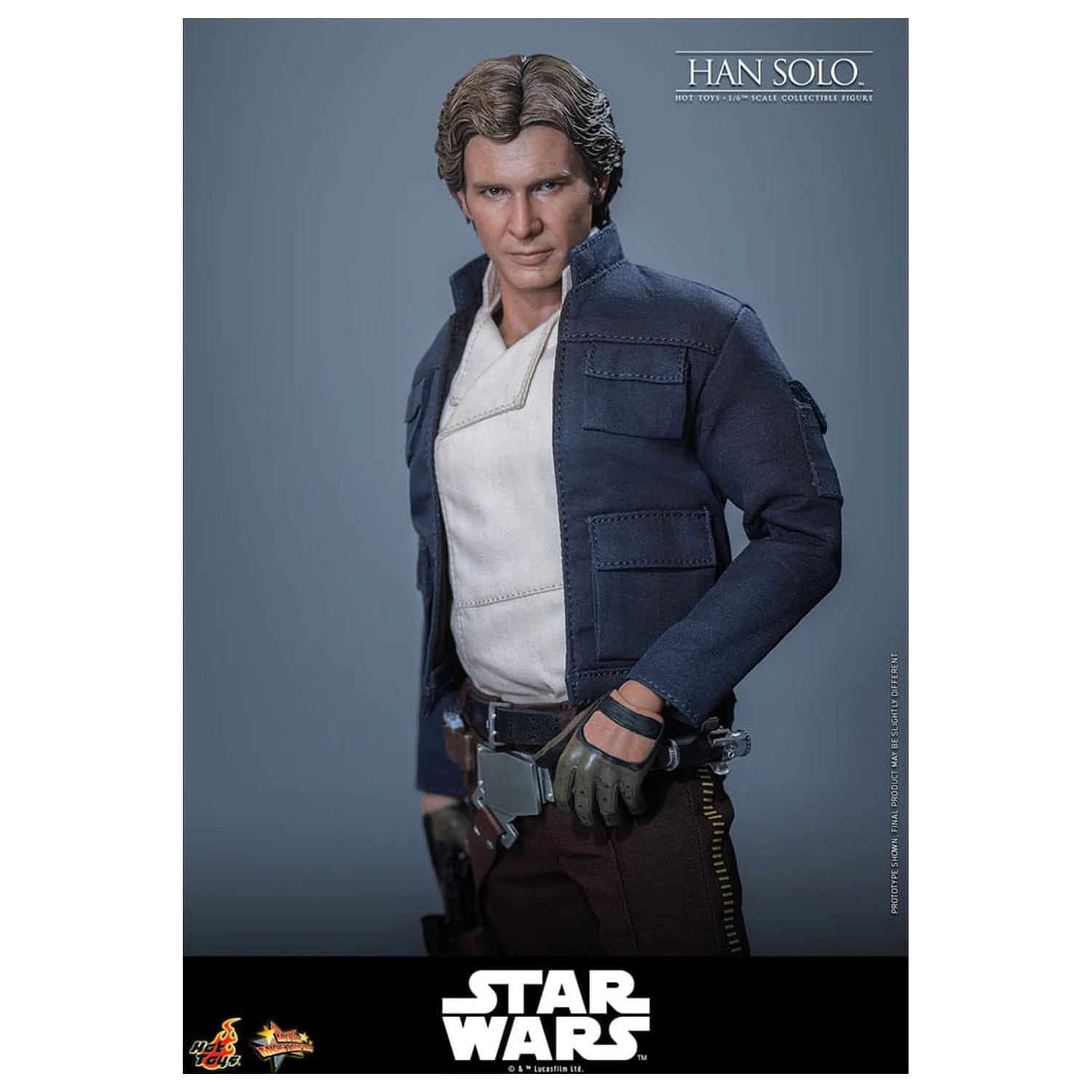 Star Wars Episode V Movie Masterpiece akčná figúrka 1/6 Han Solo 31 cm produktová fotografia
