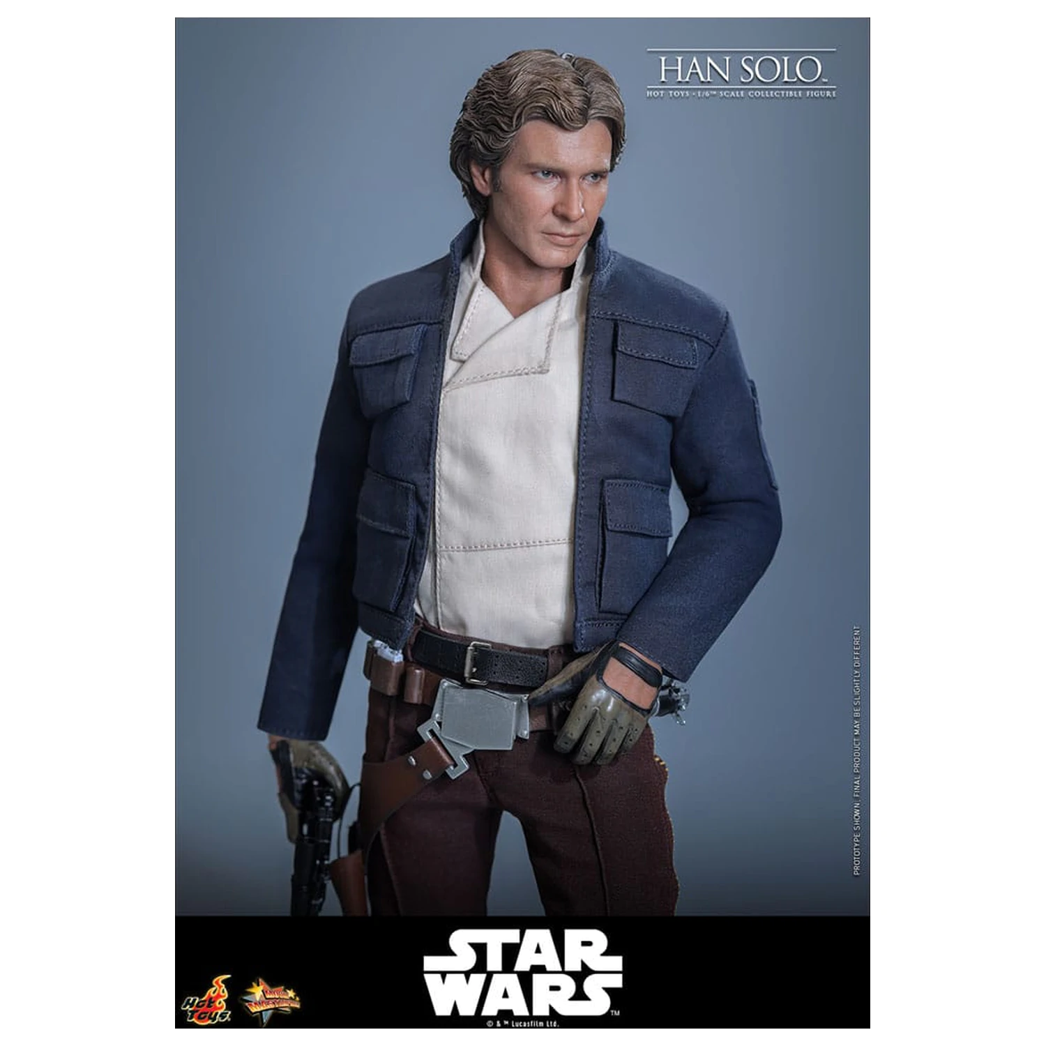 Star Wars Episode V Movie Masterpiece akčná figúrka 1/6 Han Solo 31 cm produktová fotografia