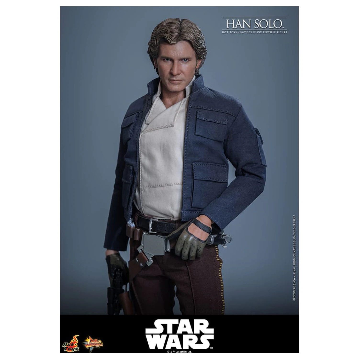 Star Wars Episode V Movie Masterpiece akčná figúrka 1/6 Han Solo 31 cm produktová fotografia