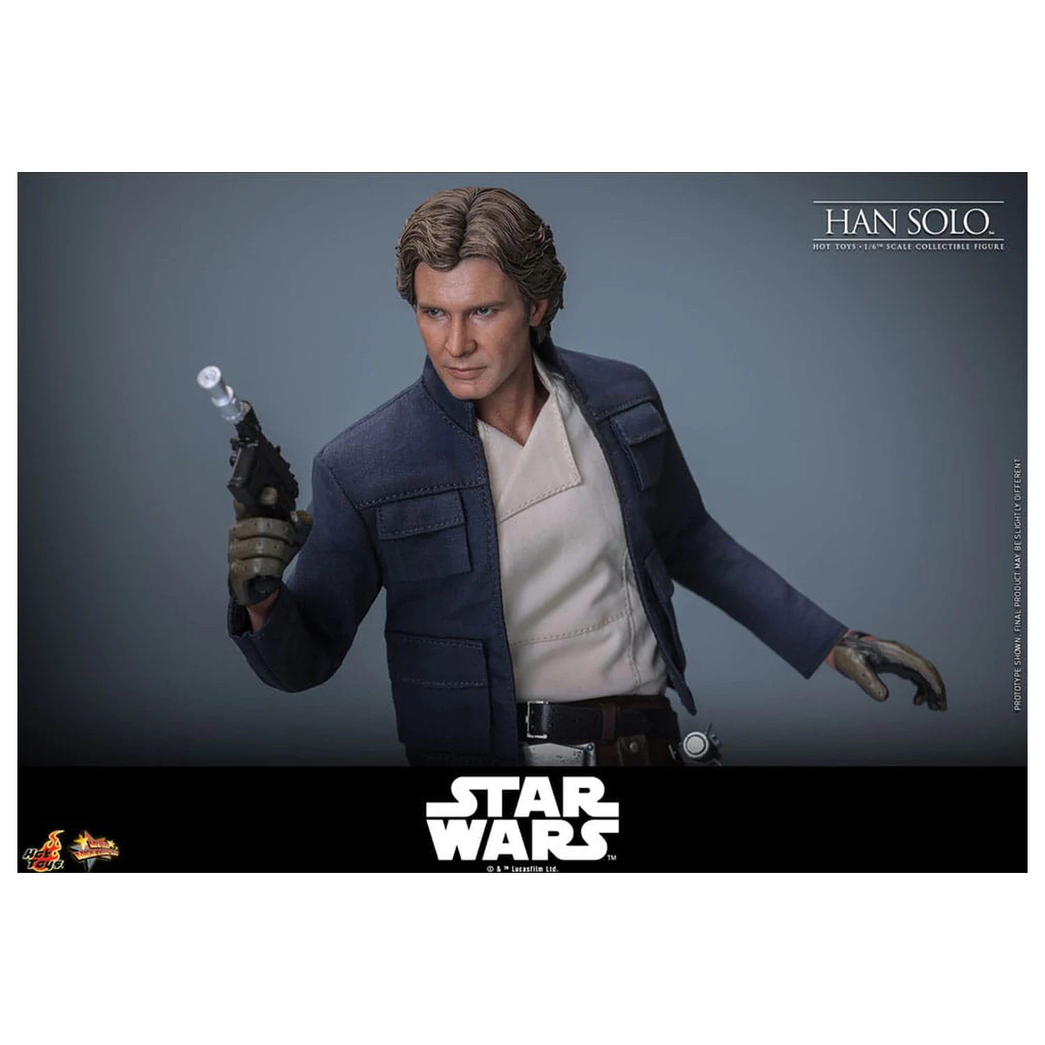 Star Wars Episode V Movie Masterpiece akčná figúrka 1/6 Han Solo 31 cm produktová fotografia