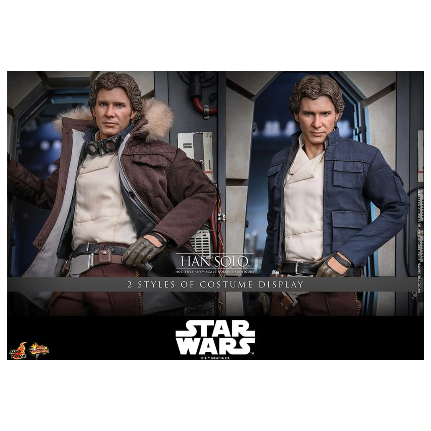 Star Wars Episode V Movie Masterpiece akčná figúrka 1/6 Han Solo 31 cm produktová fotografia