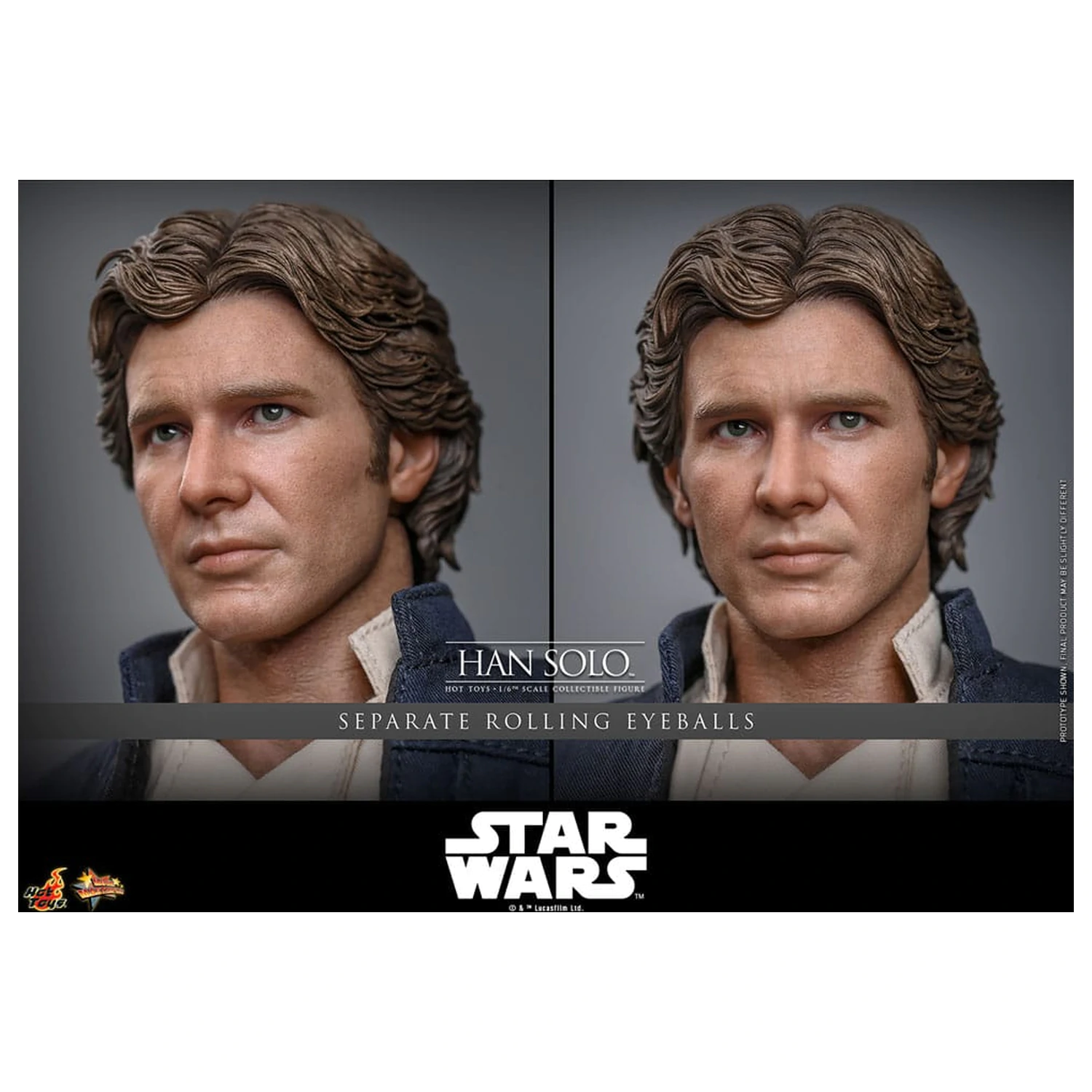 Star Wars Episode V Movie Masterpiece akčná figúrka 1/6 Han Solo 31 cm produktová fotografia