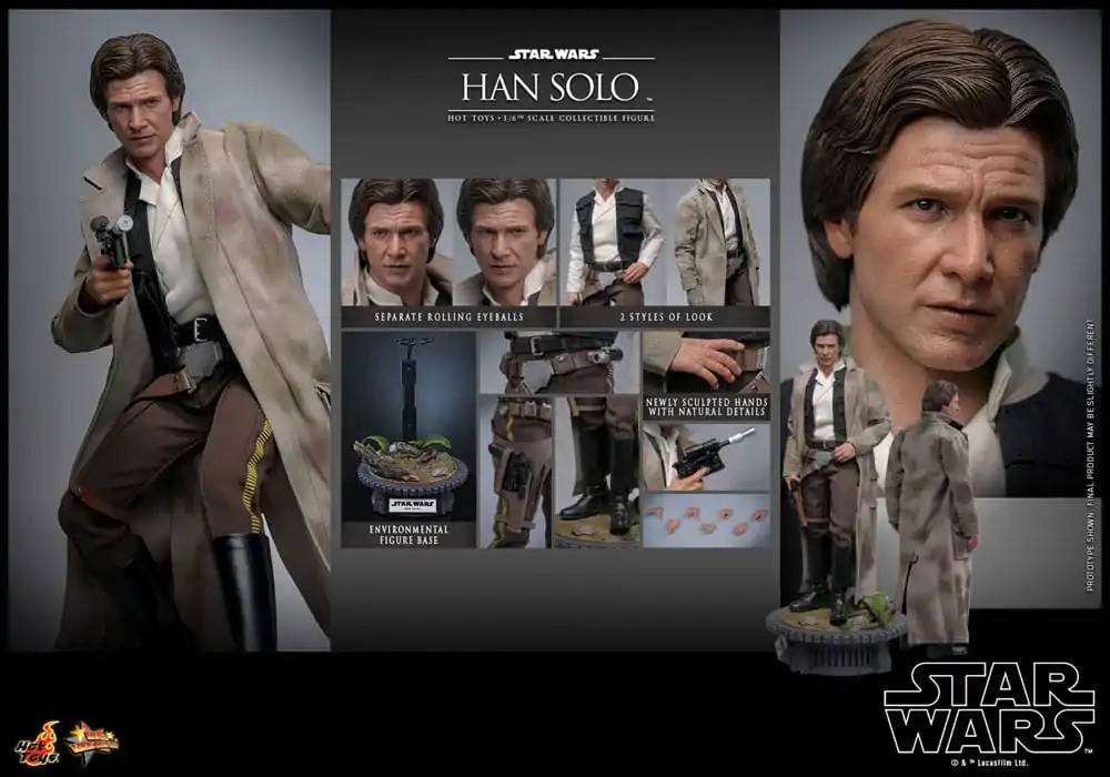 Star Wars: Episode VI Akčná figúrka 1/6 Han Solo 30 cm produktová fotografia