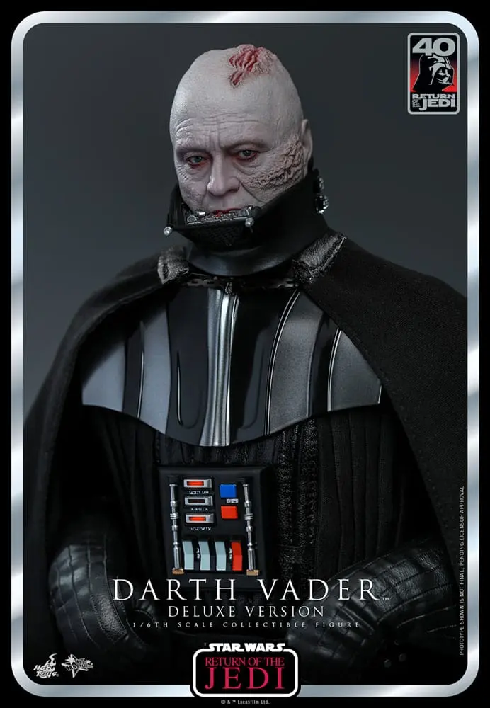 Star Wars: Epizóda VI 40. výročie akčná figúrka 1/6 Darth Vader Deluxe verzia 35 cm produktová fotografia