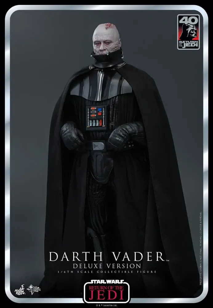 Star Wars: Epizóda VI 40. výročie akčná figúrka 1/6 Darth Vader Deluxe verzia 35 cm produktová fotografia