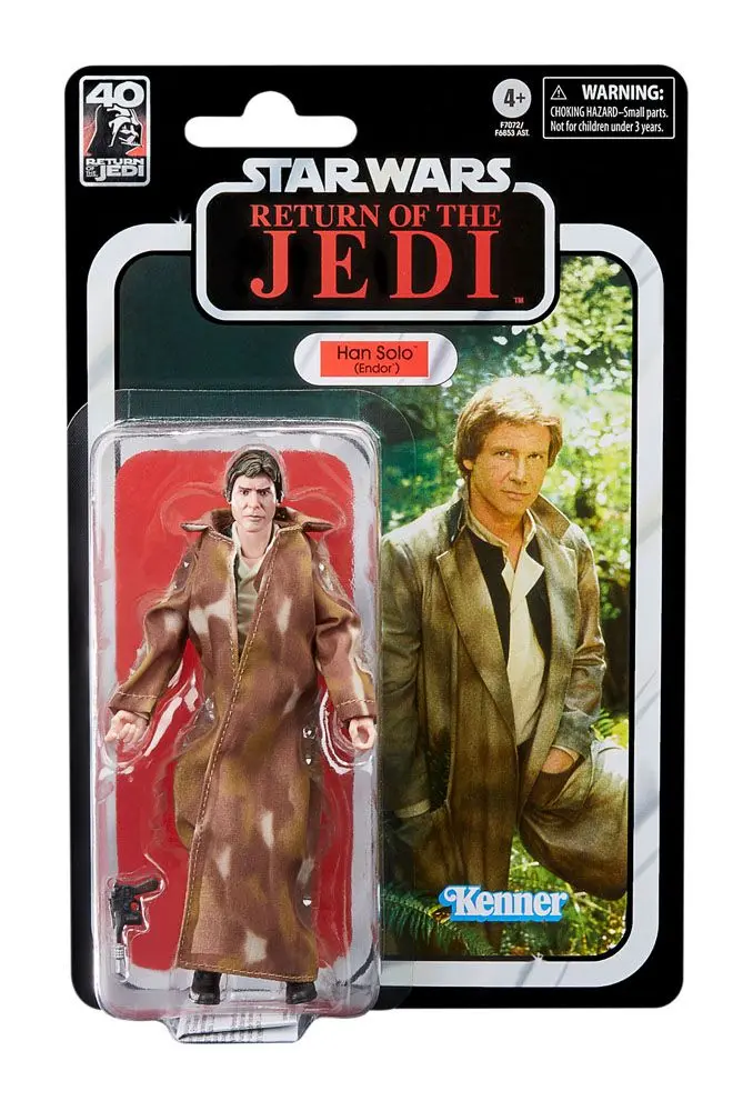 Star Wars Episode VI 40th Anniversary Black Series Akčná figúrka Han Solo (Endor) 15 cm termékfotó