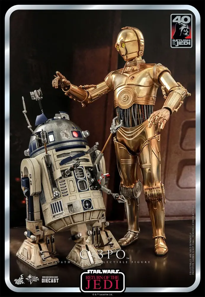 Star Wars: Episode VI 40th Anniversary Akčná Figúrka 1/6 C-3PO 29 cm produktová fotografia