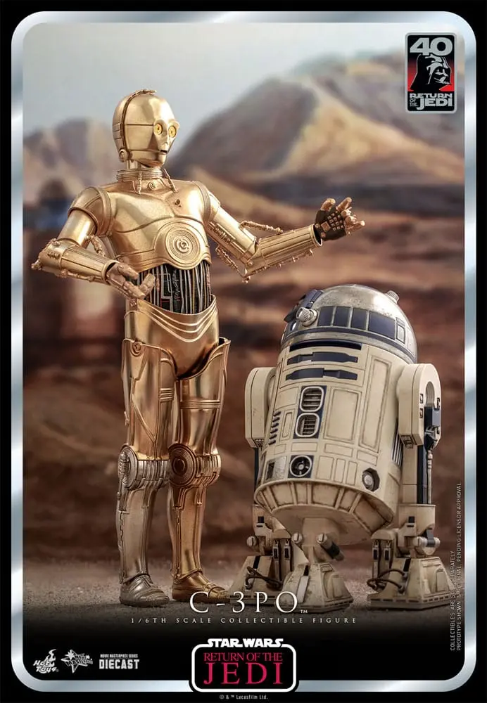 Star Wars: Episode VI 40th Anniversary Akčná Figúrka 1/6 C-3PO 29 cm produktová fotografia
