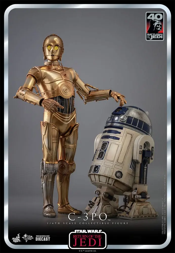 Star Wars: Episode VI 40th Anniversary Akčná Figúrka 1/6 C-3PO 29 cm produktová fotografia